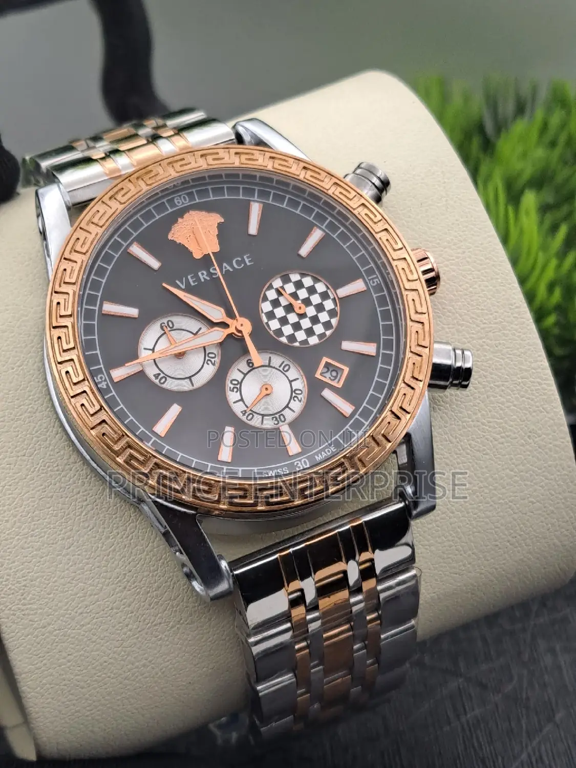 Versace Chronograph Stainless Steel