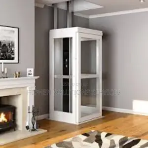 Without Machine Room SS And Glass Home Passenger Lift