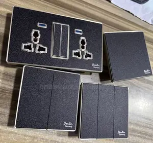 Black Berlin Germany Switches And Sockets