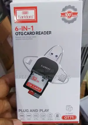 Earldom 6 In 1 OTG Card Reader iPhone iPad/Android.