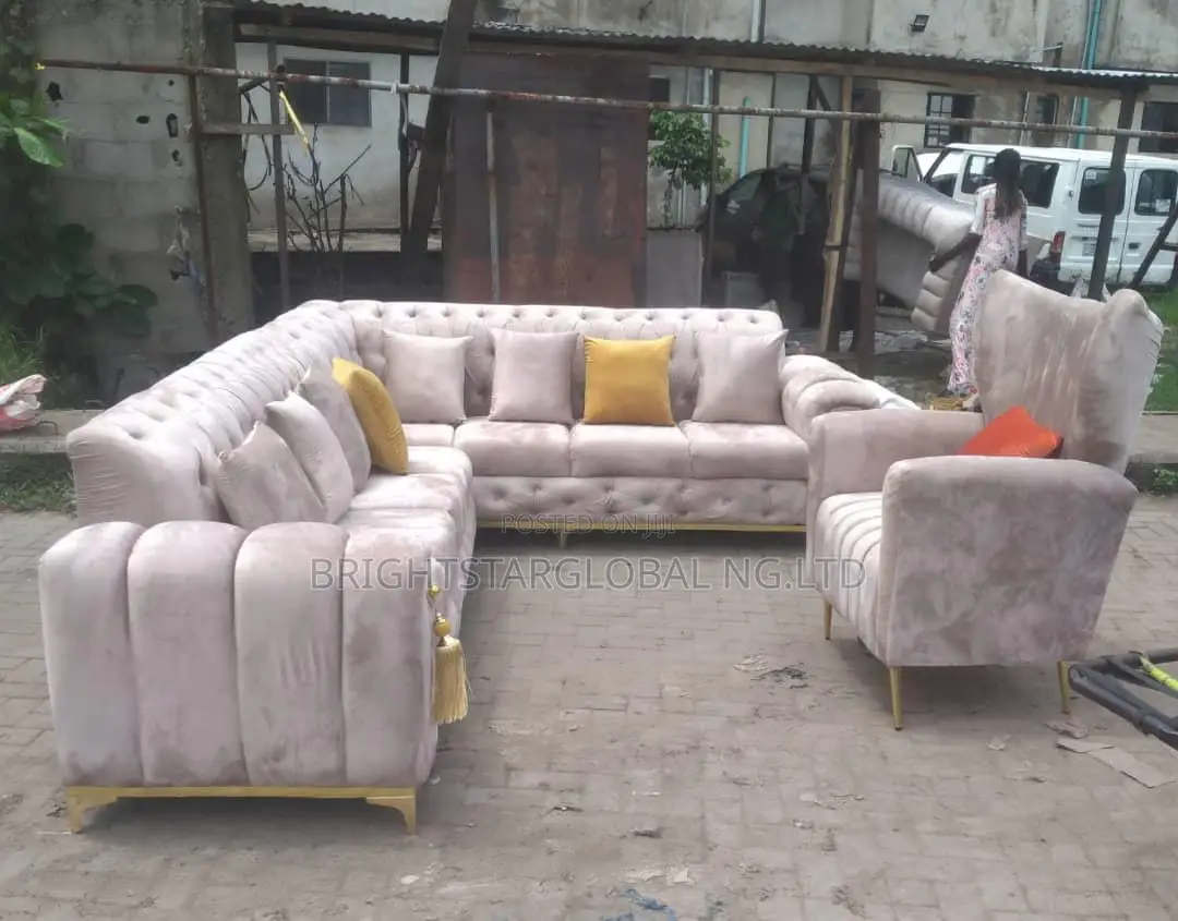 Lshape and Single Sofa Chair