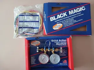 Uniweld Quick Action Refrigerant Manifold (Charging + Hose)