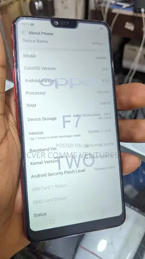 Oppo F7 128 GB Red