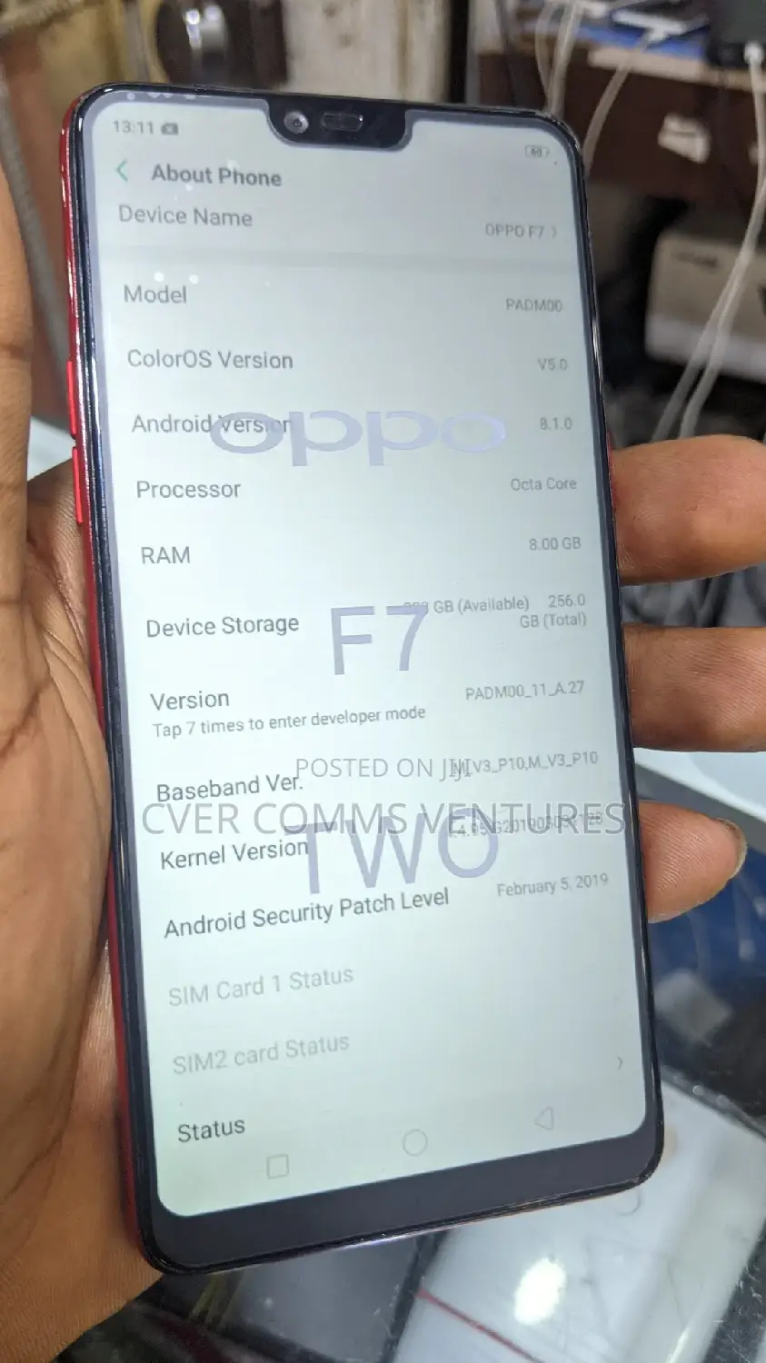 Oppo F7 128 GB Red