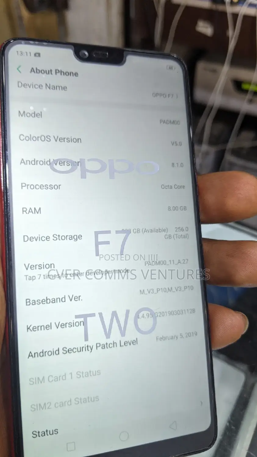 Oppo F7 128 GB Red