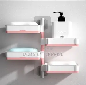 4 Layers Wall Attachable Soap Rack