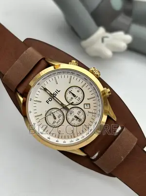 Original FOSSIL BROWN LEATHER WATCH Available in Store
