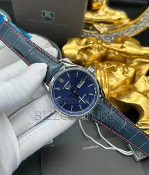 Original CARRERA BLUE LEATHER WATCH Available in Store