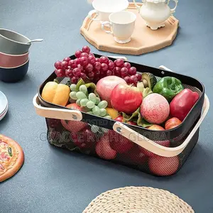 Mesh Storage Basket With Two Handle