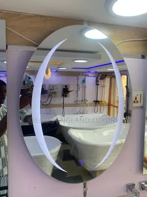 Oval Mirror With Inner Led Light