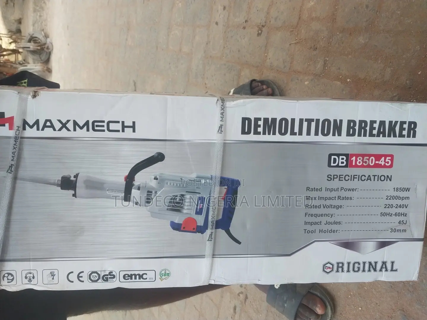 Jackhammer (Demolition) Machine Maxmech 1850watts