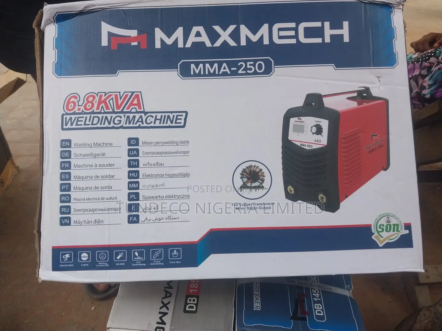 Welding Machine MMA 250 Maxmech