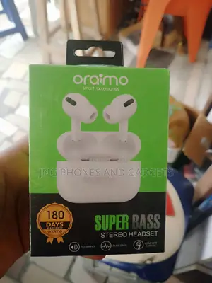 Oraimo Super Bass Stereo Headset (White)