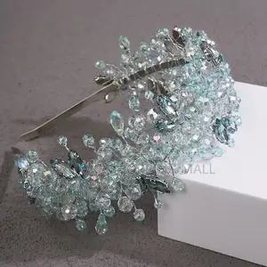 5 Colors Handmade Wedding Bride Luxury Red Blue Rhinestones