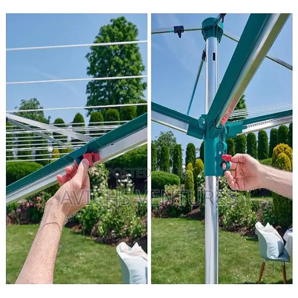 Leifheit Linomatic Retractable Rotary Clothes Line 50m in Ajah