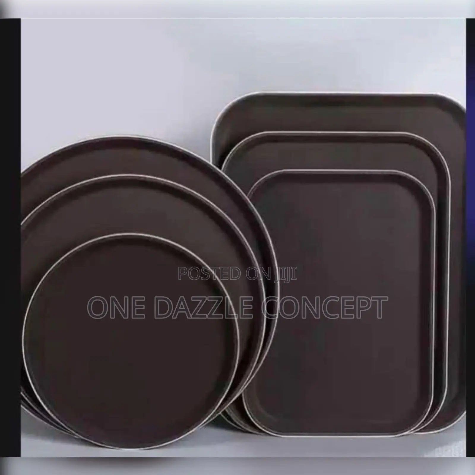 Round and Square Bar Tray