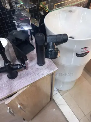 Black Hot Cold Tap