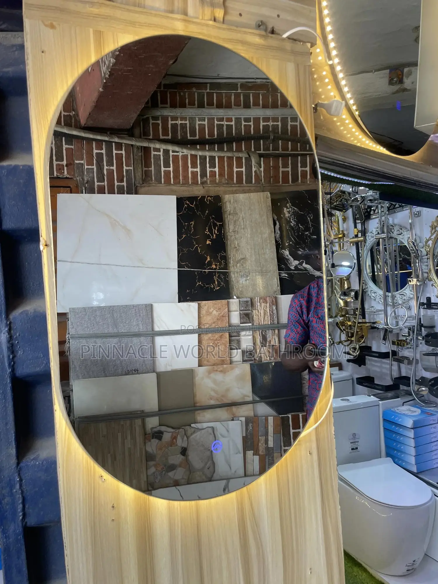 LED 3 Light Mirror With Original Engine