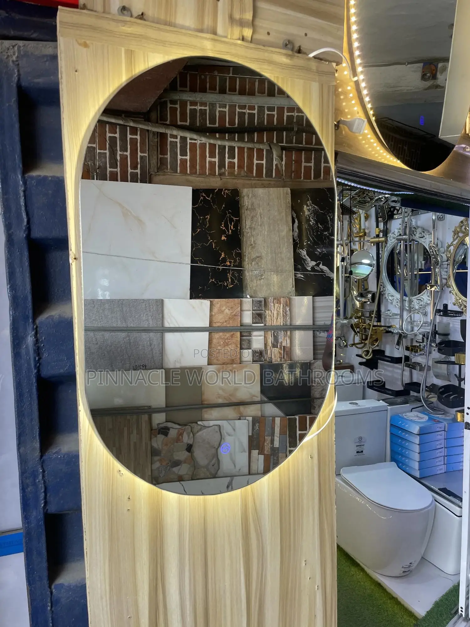 LED 3 Light Mirror With Original Engine