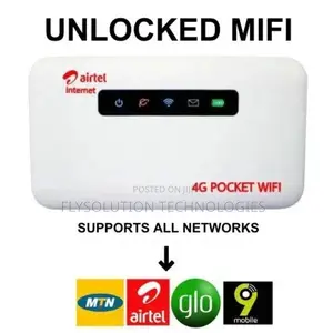 Unlocked Airtel 4G LTE Universal Mobile Mifi Wifi - LAN Port