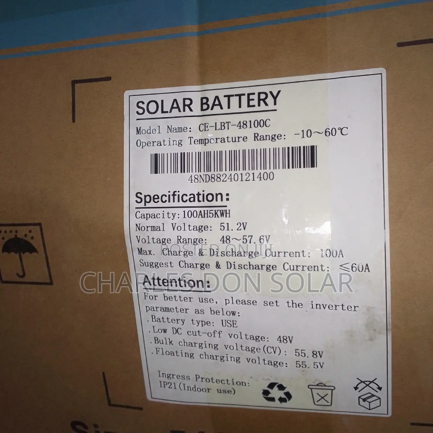 Cworth 5kwh 51.2v