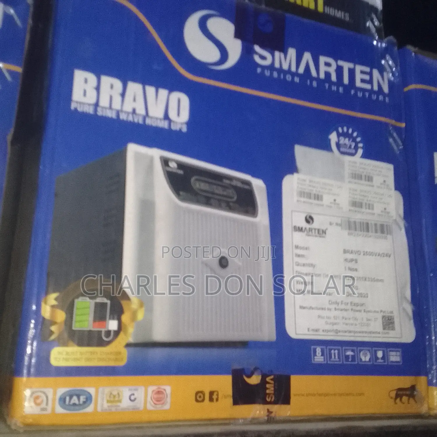 Smarten 2.5kva 24v