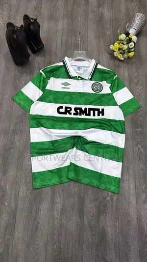 Original Celtic Retro Old Football JERSEY at 25,000
