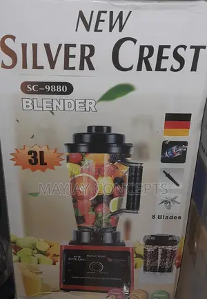 Silver Crest 3L Heavy-Duty Blender and Grinder - 8000W