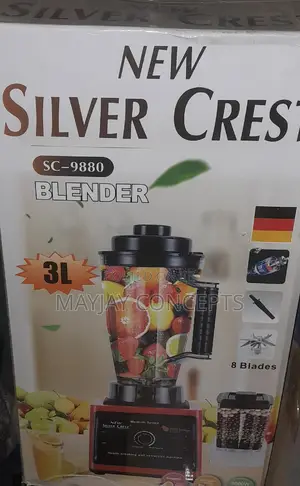 Silver Crest 3L Heavy-Duty Blender and Grinder - 8000W