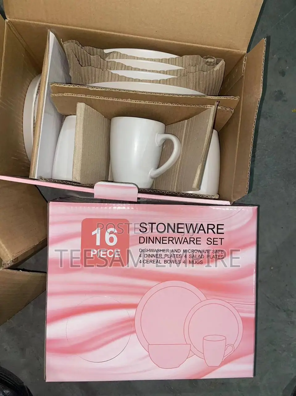 16pcs Stone Ware Dinner Set