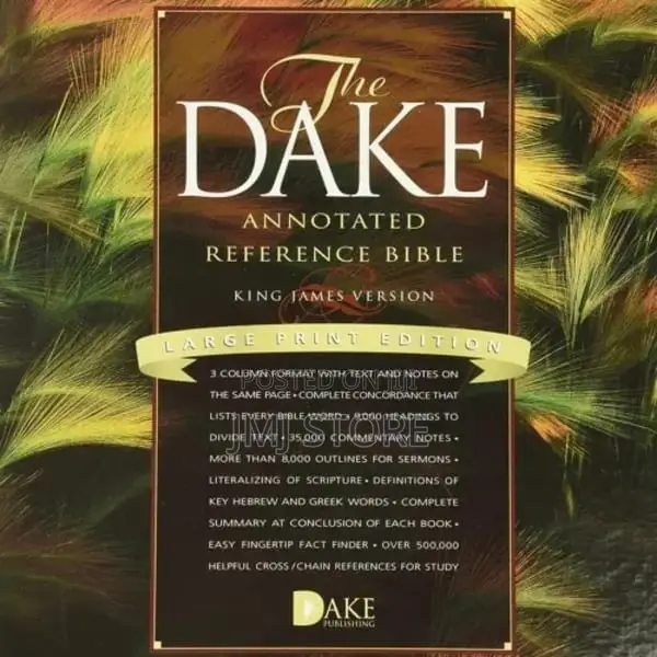 Dake Annotated Reference Bible-KJV - Large Note