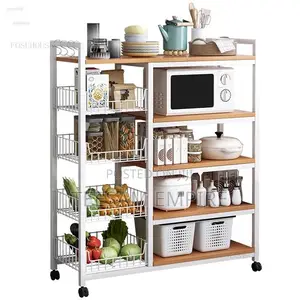 Multi-Layer Removable Fruit Vegetable Basket Storage Rack