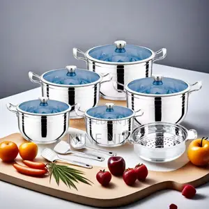 Cookware Pot Combination Cover (14pcs)