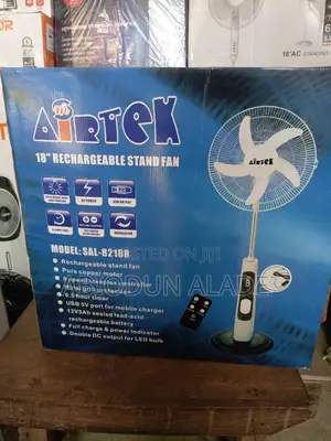 18 Inches Airtek Rechargeable Standing Fan
