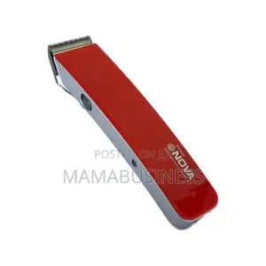 Nova Professional Rechargeable Hair Trimmer - Red