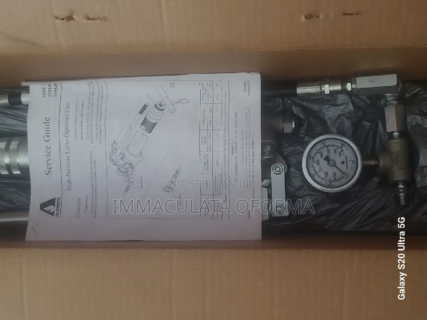 High Pressure Grease Gun