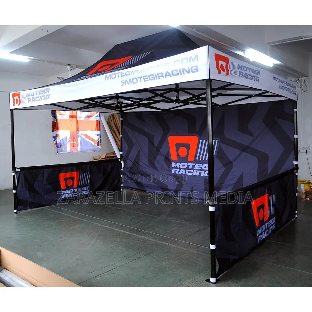 Fully Branded Collapsible Gazebo Production