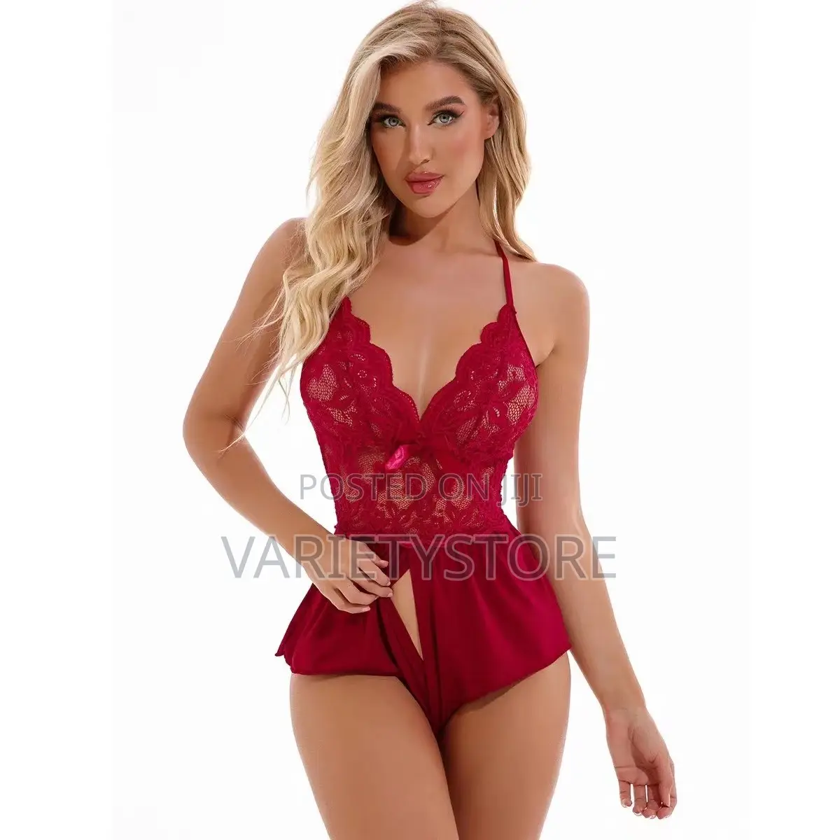 Deep v-Neck Sleeveless Open Back One Piece Bodysuits
