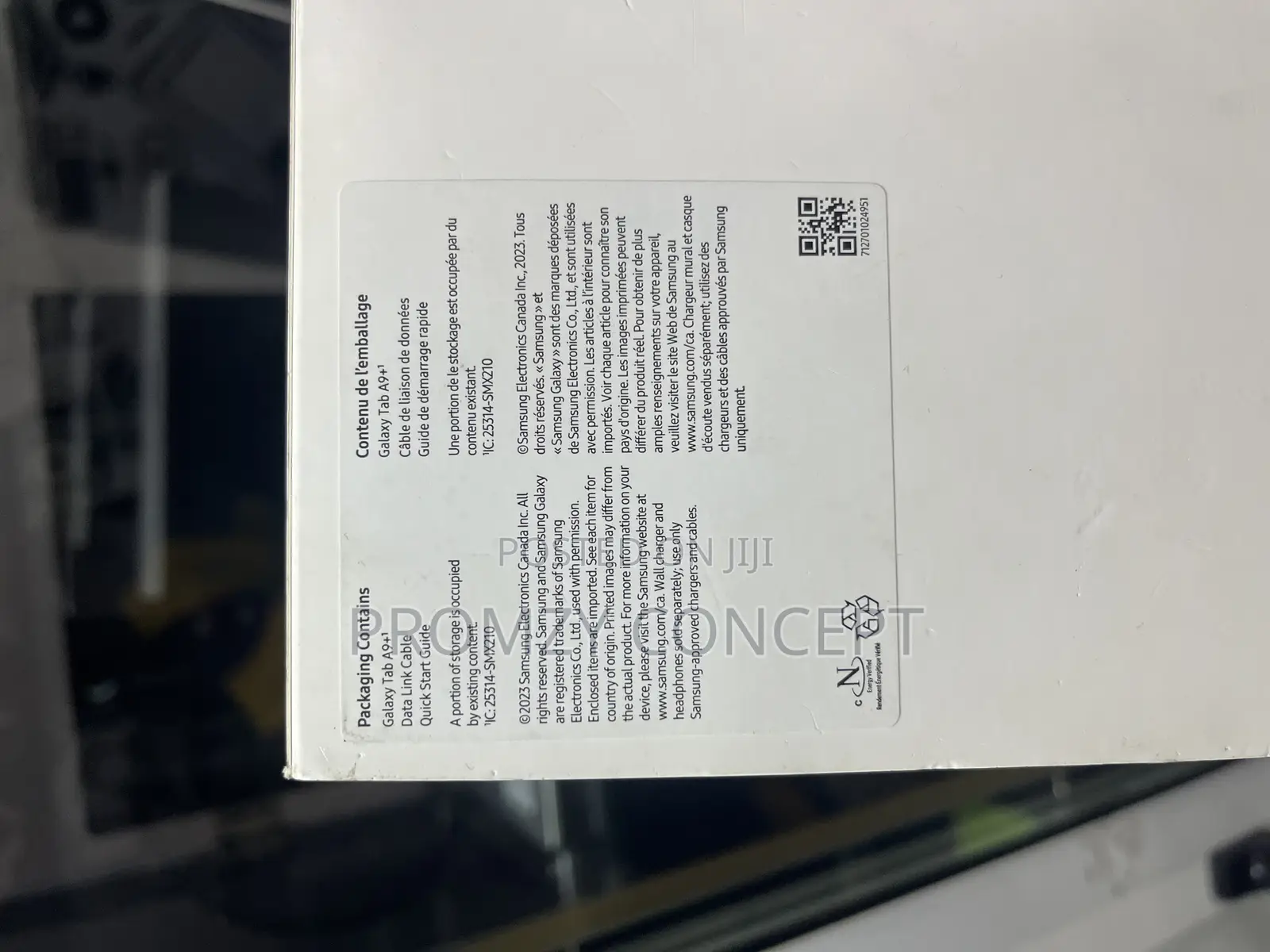 New Samsung Galaxy Tab A9+ 64 GB Black