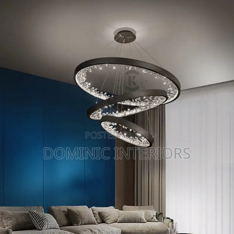 Black Circular Chandelier