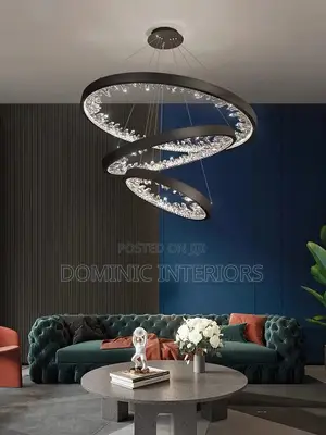 Black Circular Chandelier