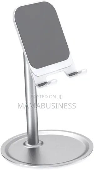 Universal Mobile Phone Stand Desktop Support Holder- White