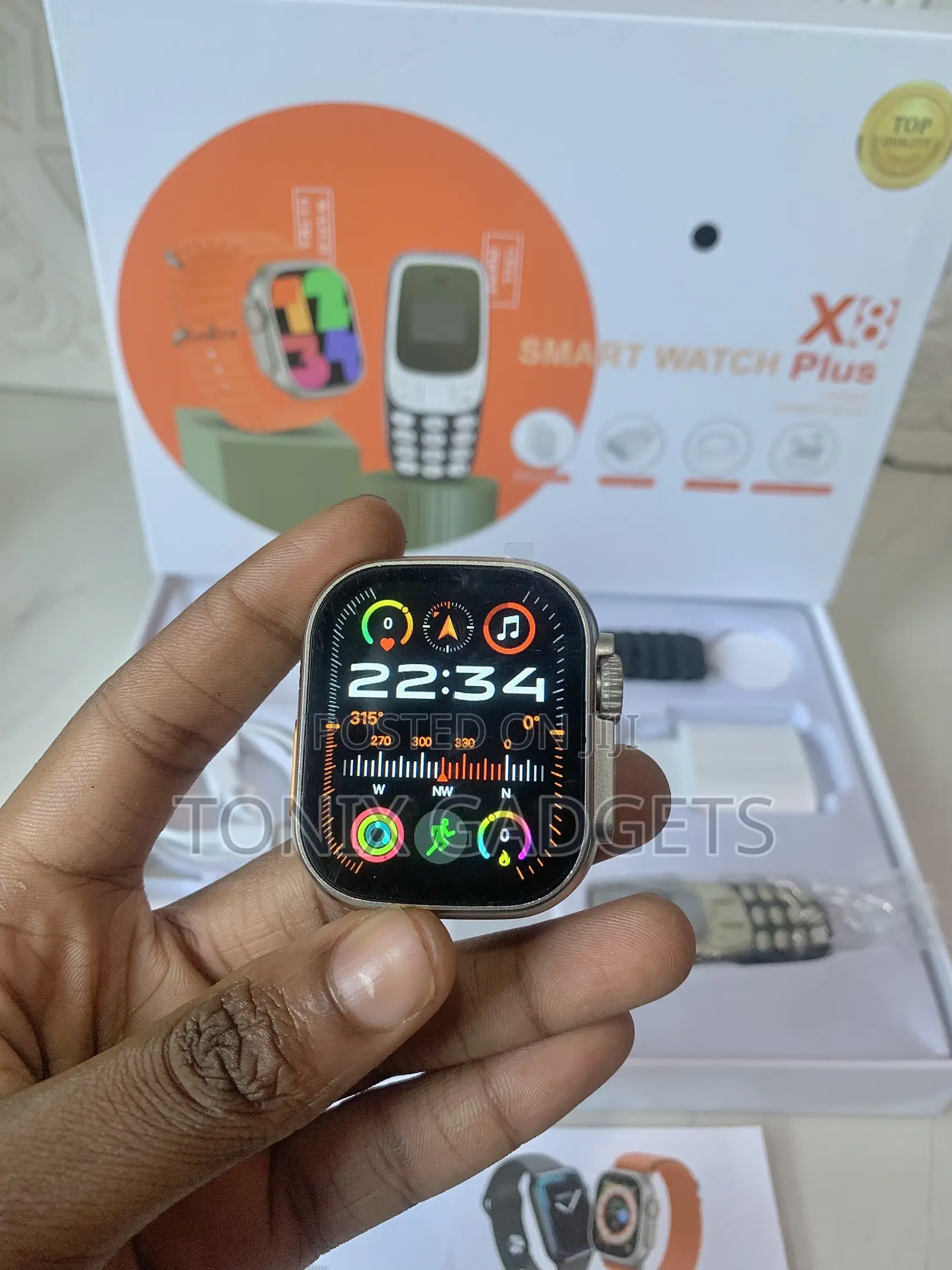 X8 Plus Unique Combination Smart Watch for iPhone/Android