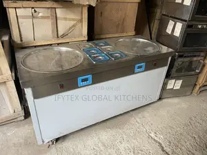 Double Fry Ice Cream Machine