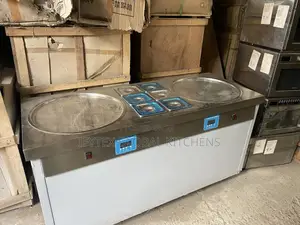 Double Fry Ice Cream Machine