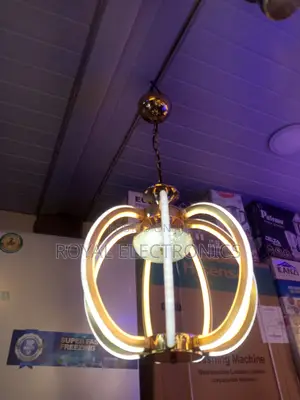 Gold Multicolor Dropping Chandelier Light