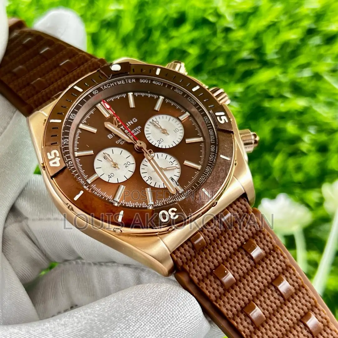 Breitling Rubber Strap Watch