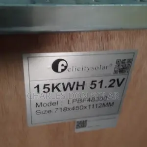 Felicity Lithium Battery 15kw