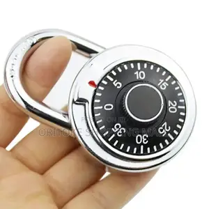 Password Lock Sliver Black Alloy