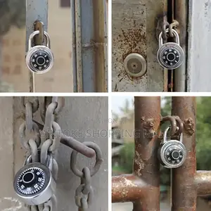 Password Lock Sliver Black Alloy
